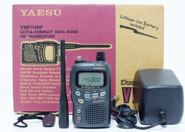YAESU VX-1 VHF⁄UHF Dual Band FMトランシーバー Yaesu Vx-1 Dual Band