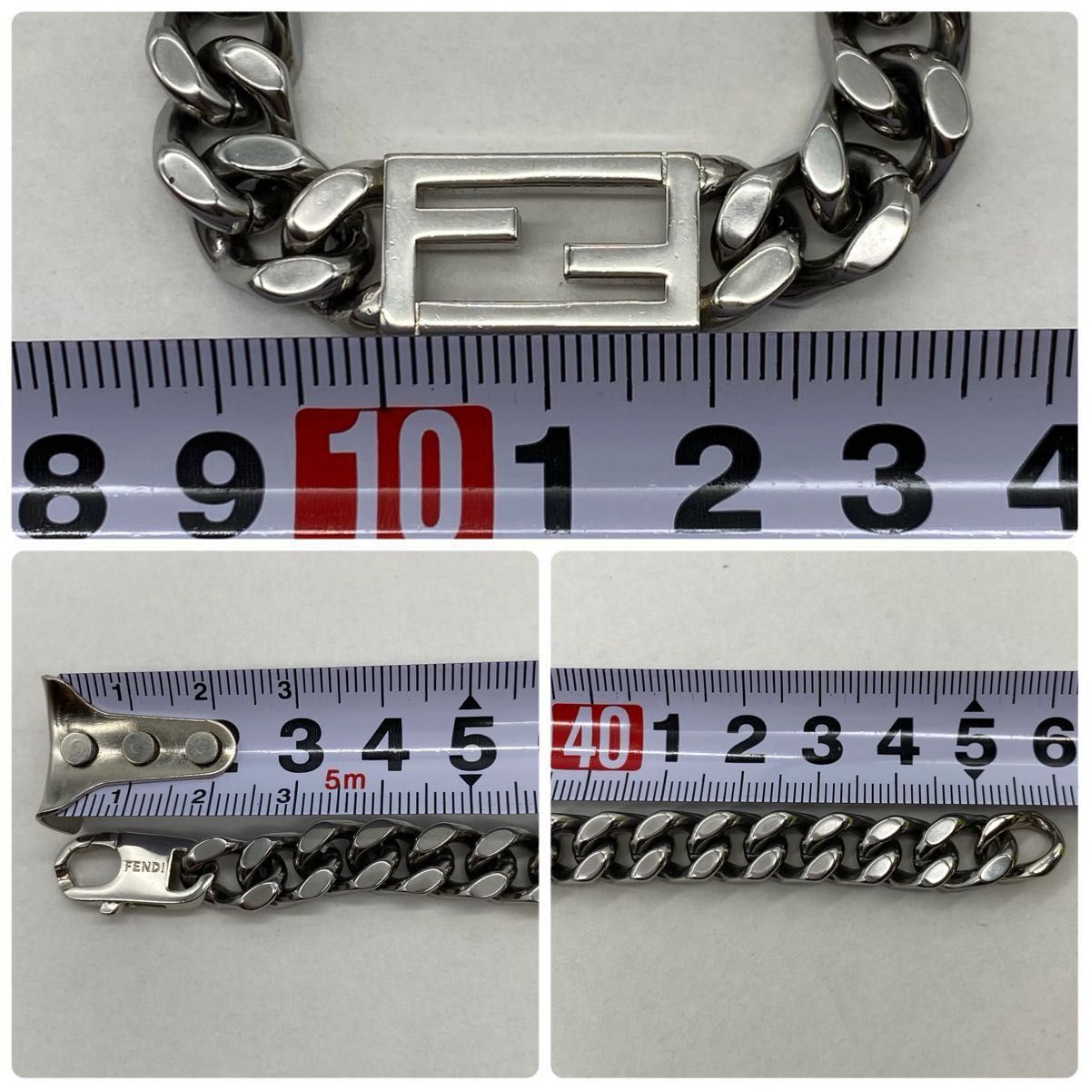 FENDI バゲットネックレス シルバー フェンディ 目黒蓮着用｜Yahoo