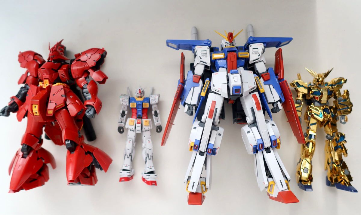 塗装済 ガンプラ ジャンク セット ガンプラ1⁄100 6体ジャンクセット