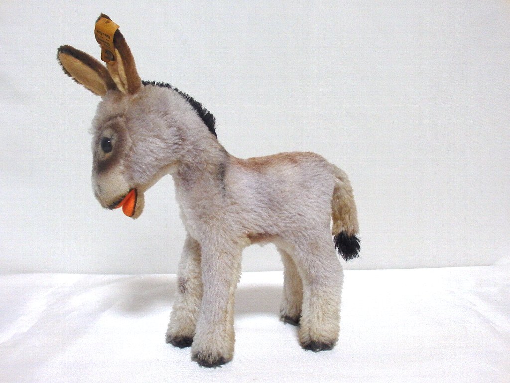 steiffシュタイフ⁄ ビンテージ・ロバのGrissy ⁄17㎝