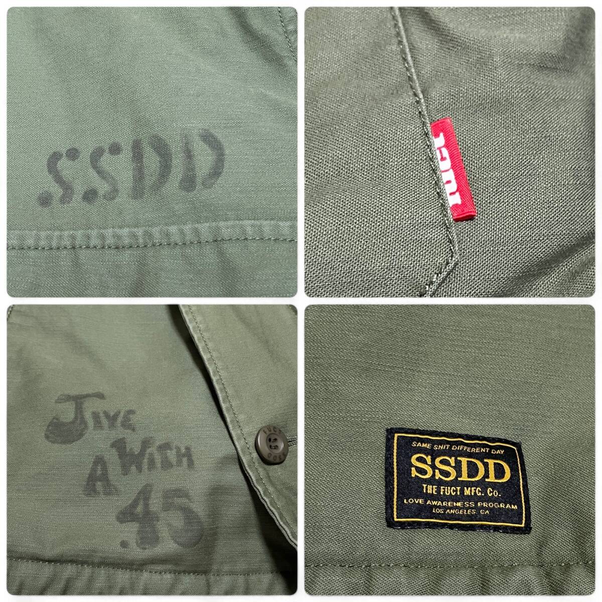 FUCT/SSDD ファクト デッキジャケット 緑 グリーン オリーブ カーキ