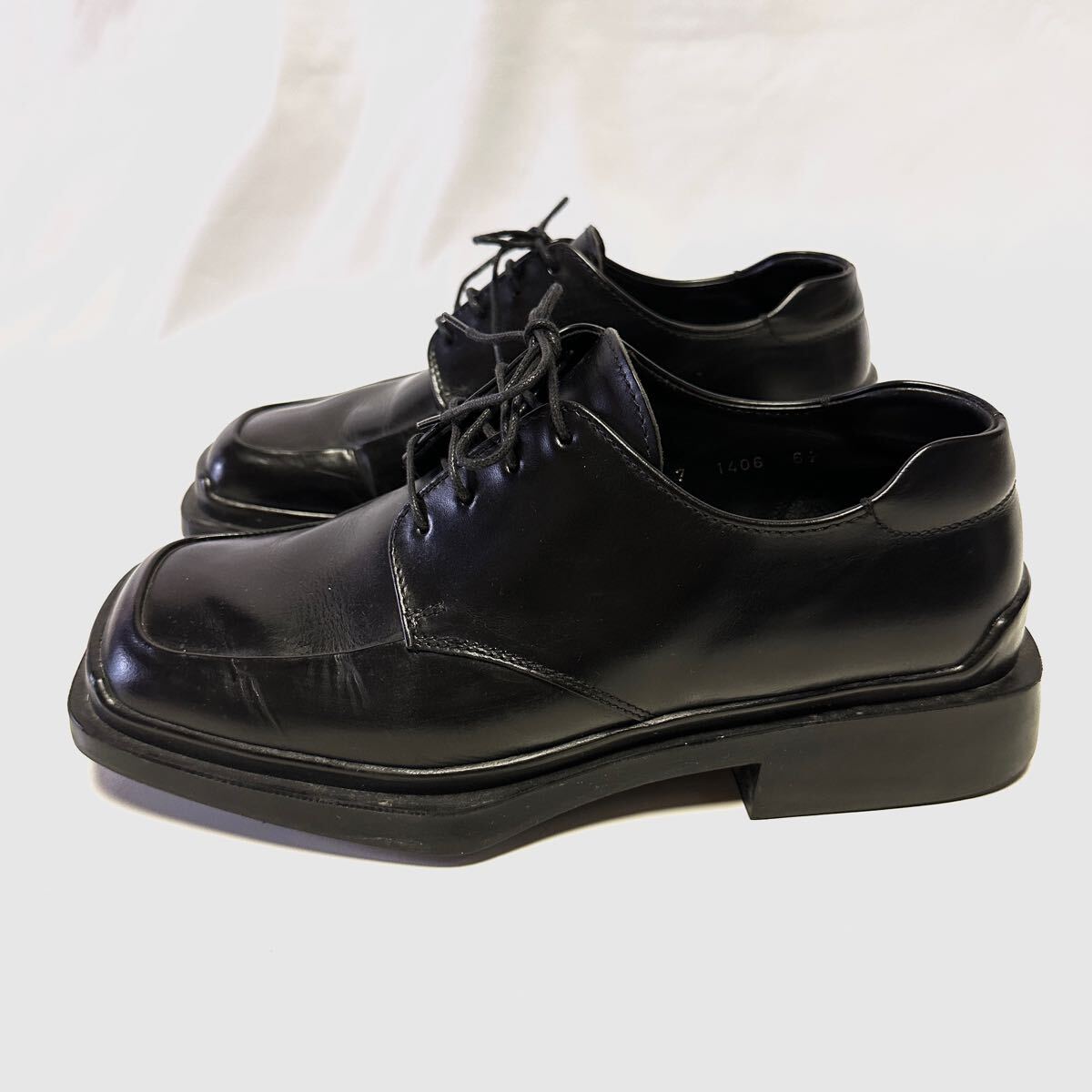 超希少 PRADA Loafer square toe archive 6 5 プラダ スクエアトゥ