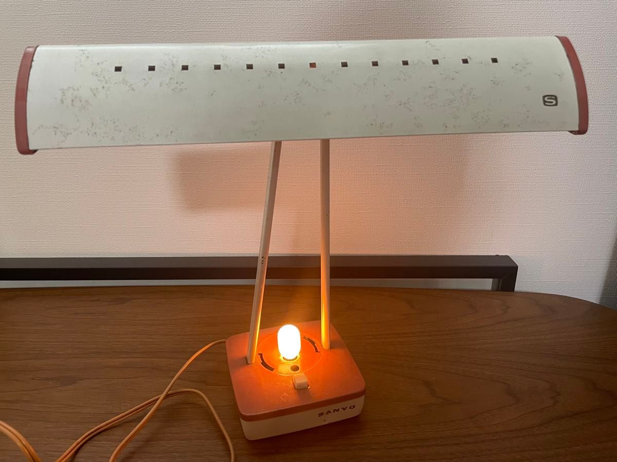 卓上電気スタンド SANYO 蛍光灯器具 昭和レトロ アンティーク｜Yahoo