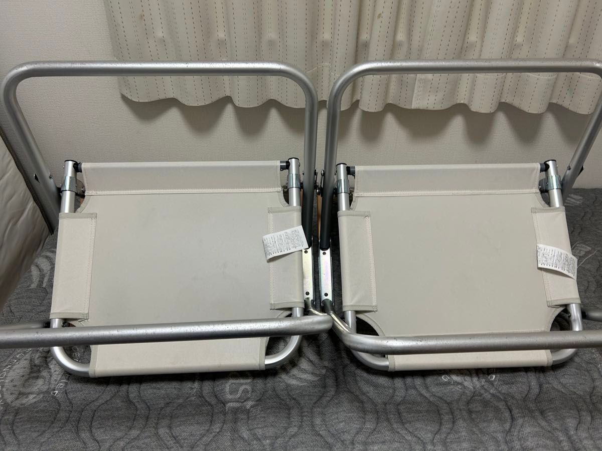 無印良品 アルミ 折りたたみチェア 2脚｜Yahoo!フリマ（旧PayPayフリマ）