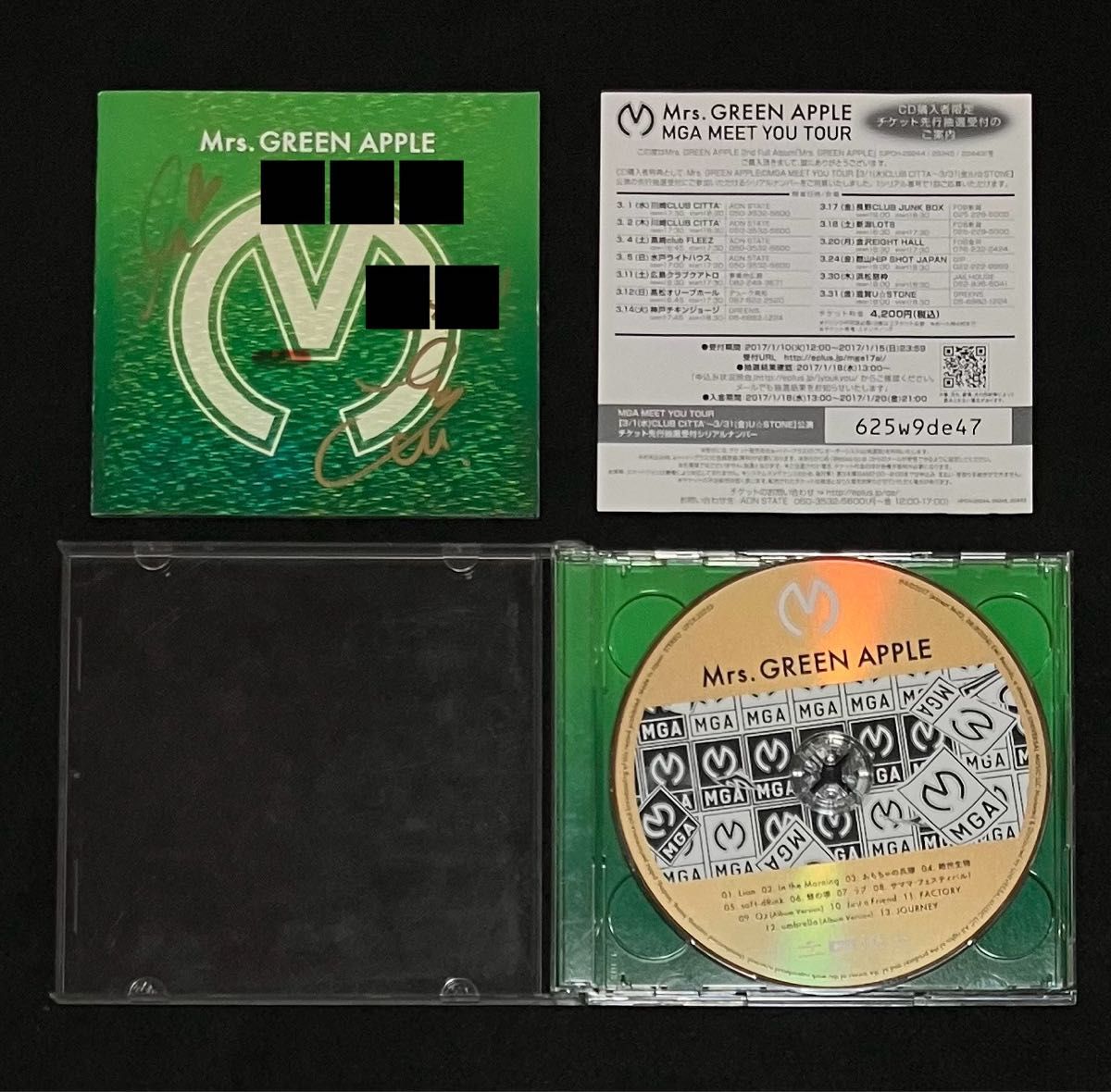 Mrs GREEN APPLE（初回限定盤）CD DVD 2枚組 アルバム サイン入り