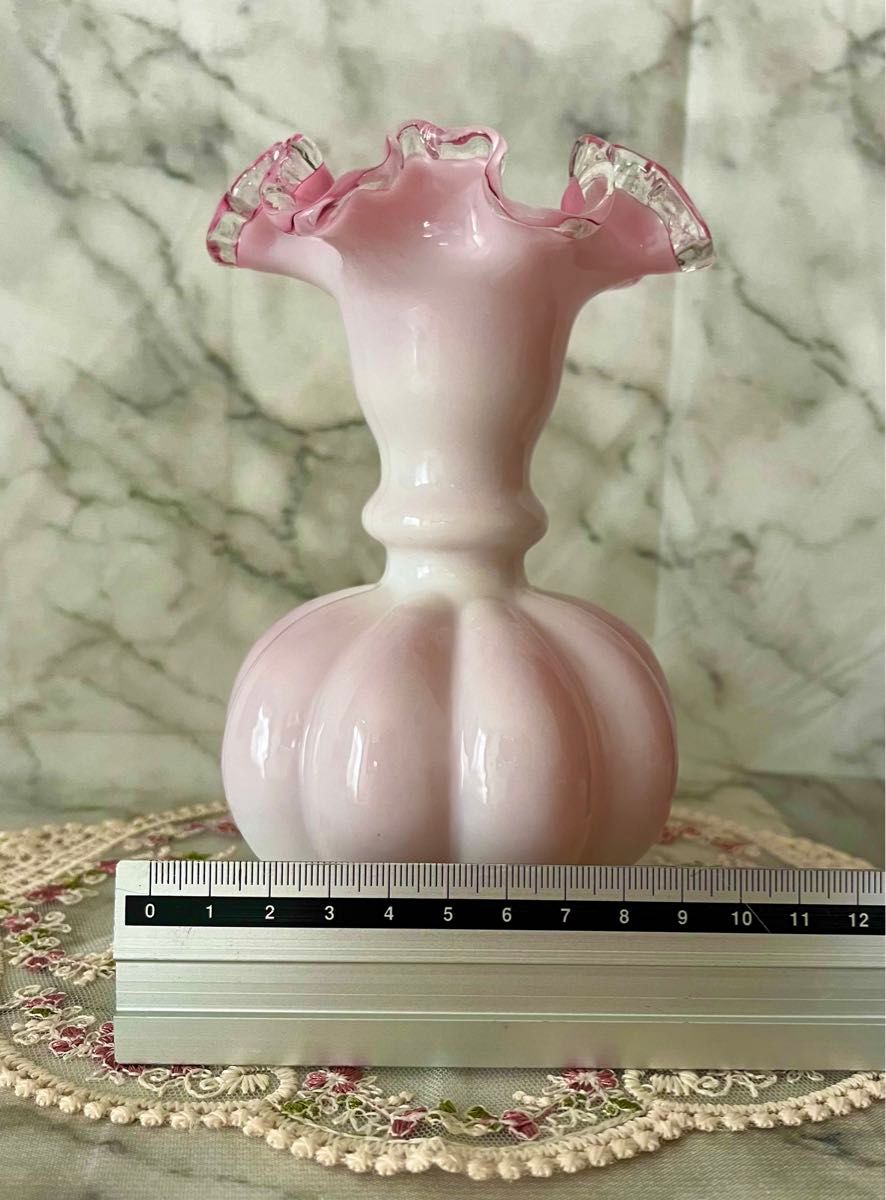 フェントン 花瓶 ガラス瓶 花器 ビンテージ アンティーク Fenton