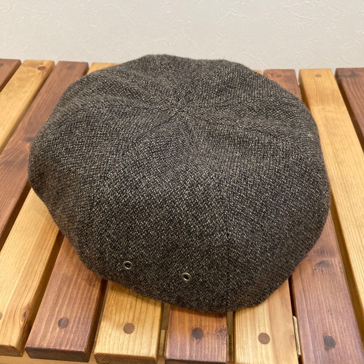 CPH BERET BROKEN WOOL BROWN HEATHER かわしまたかひろ Kawashima