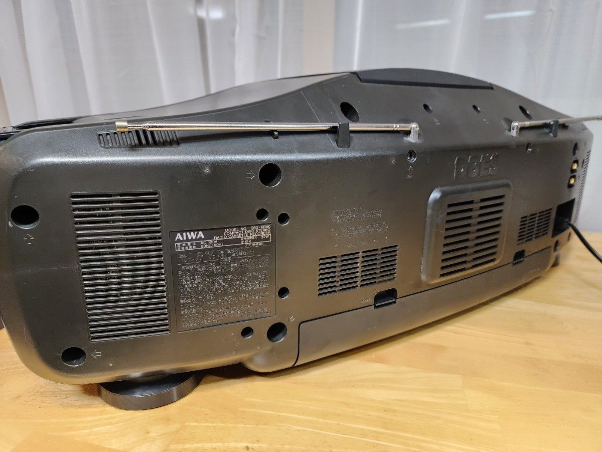 美品】AIWA STRASSER CSD-XR90改 Bluetooth搭載CDラジカセ 完動品