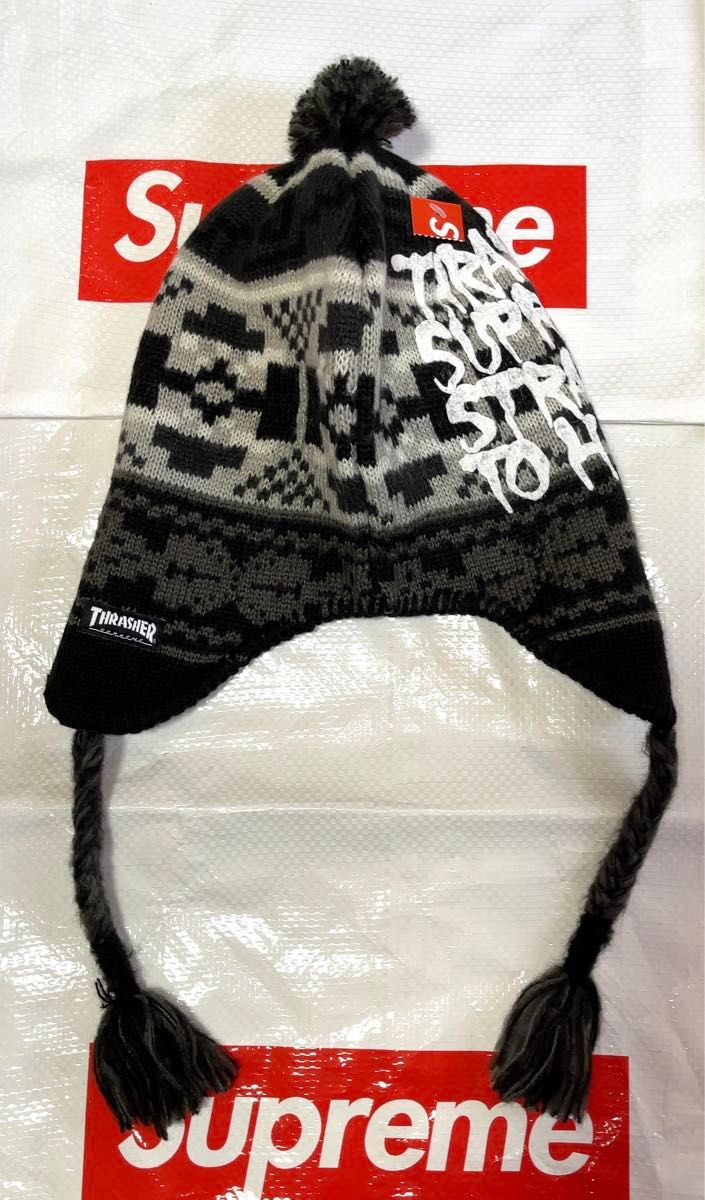 新品・未使用】Supreme シュプリーム Thrasher スラッシャー Earflap