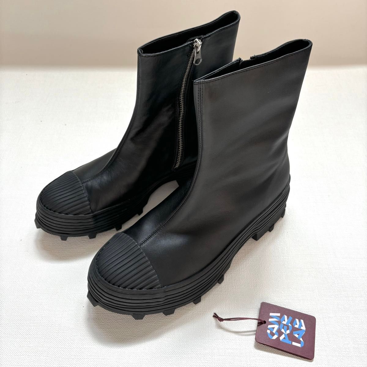 新品 カンペール ラボ Camper LAB Traktori ブラック 黒 44 レザー