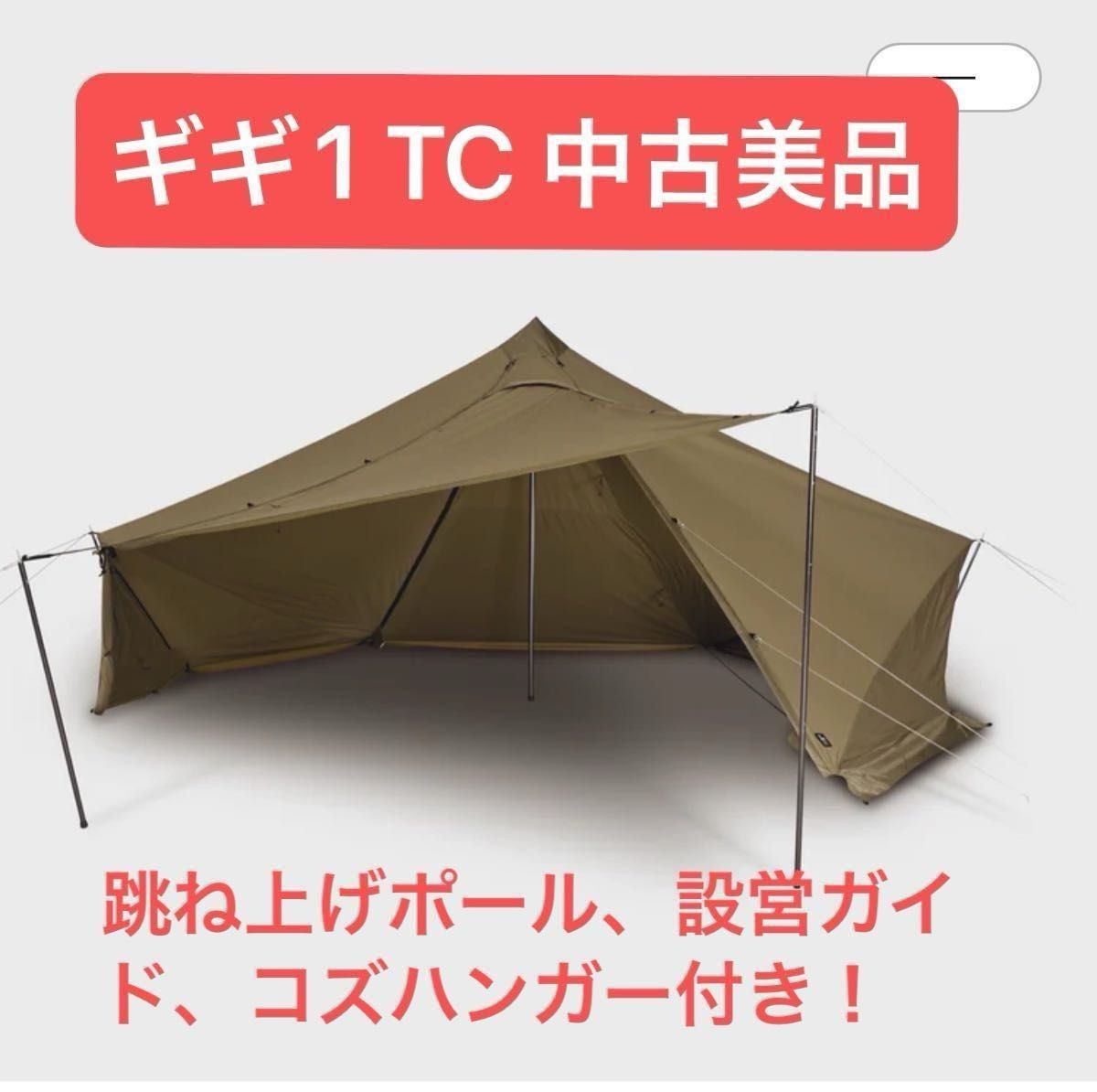 ZANE ARTS GIGI-1 TC ゼインアーツ ギギ1 TC 中古美品 跳ね上げポール
