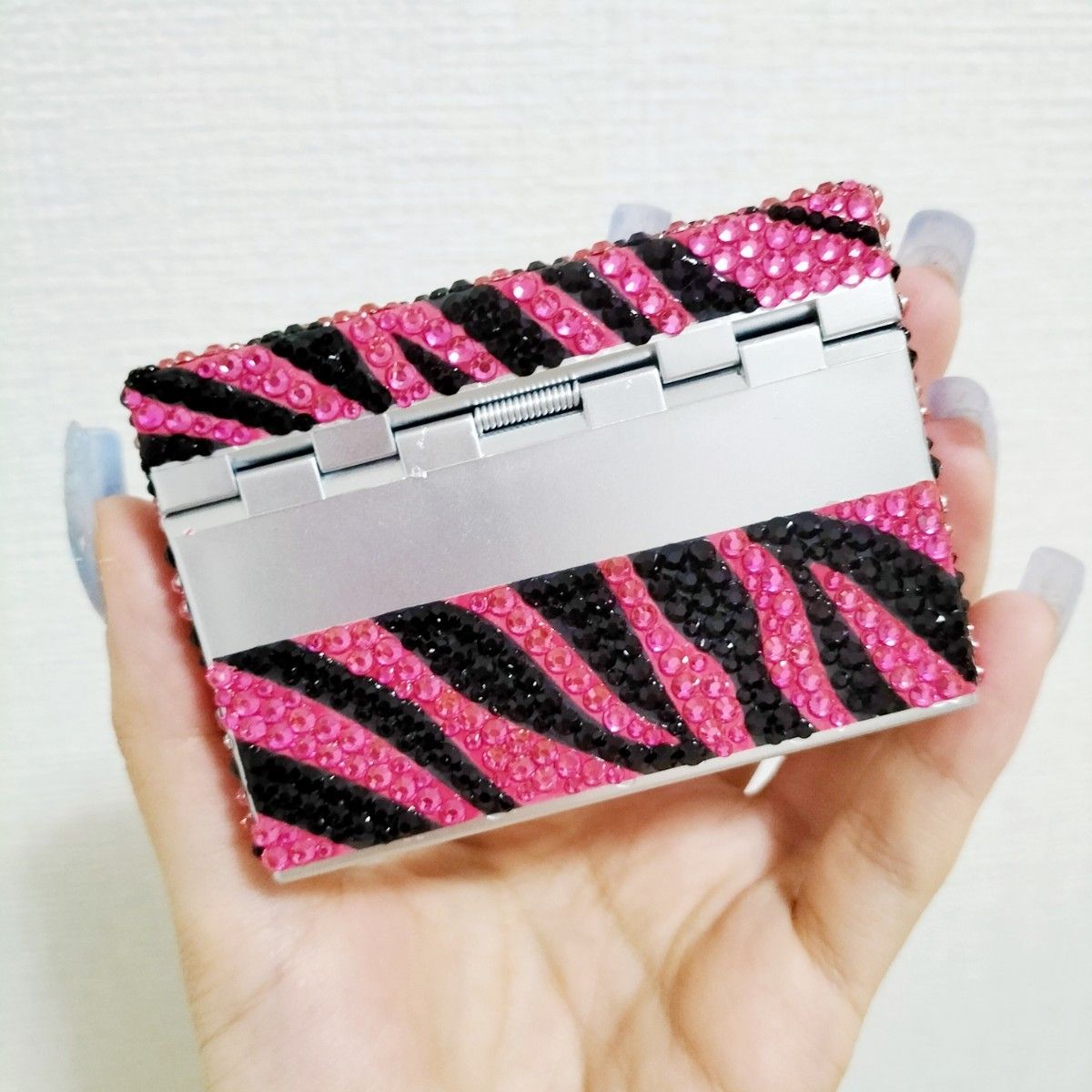 大人気♡IQOSイルマワン ヒートスティック デコケース ピンク ゼブラ