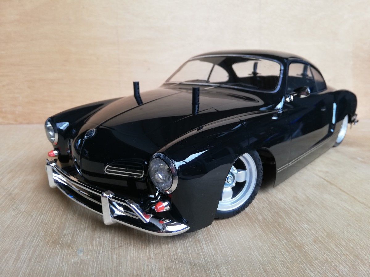 タミヤ 1/10 フォルクスワーゲン カルマンギア ボディのみ M06シャーシ