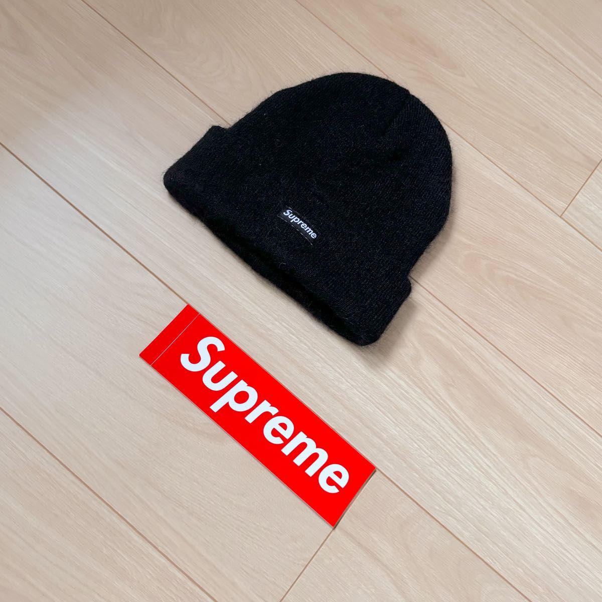 美品 Supreme Mohair Beanie シュプリーム モヘアビーニー ニット帽