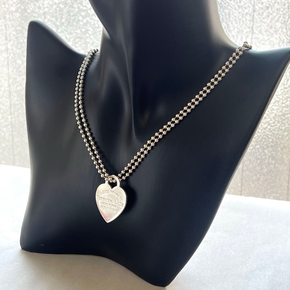 Tiffany リターントゥハートネックレス ペンダント ボールチェーン