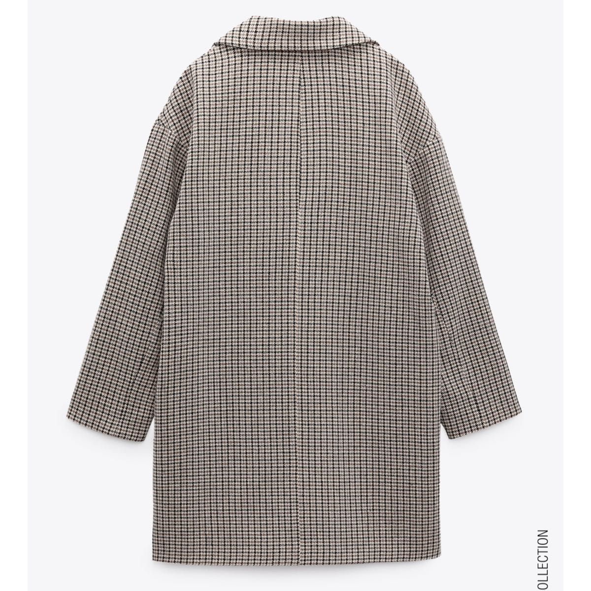 ZARA チェック柄 コート S 新品タグ付き 入手困難 チェスターコート