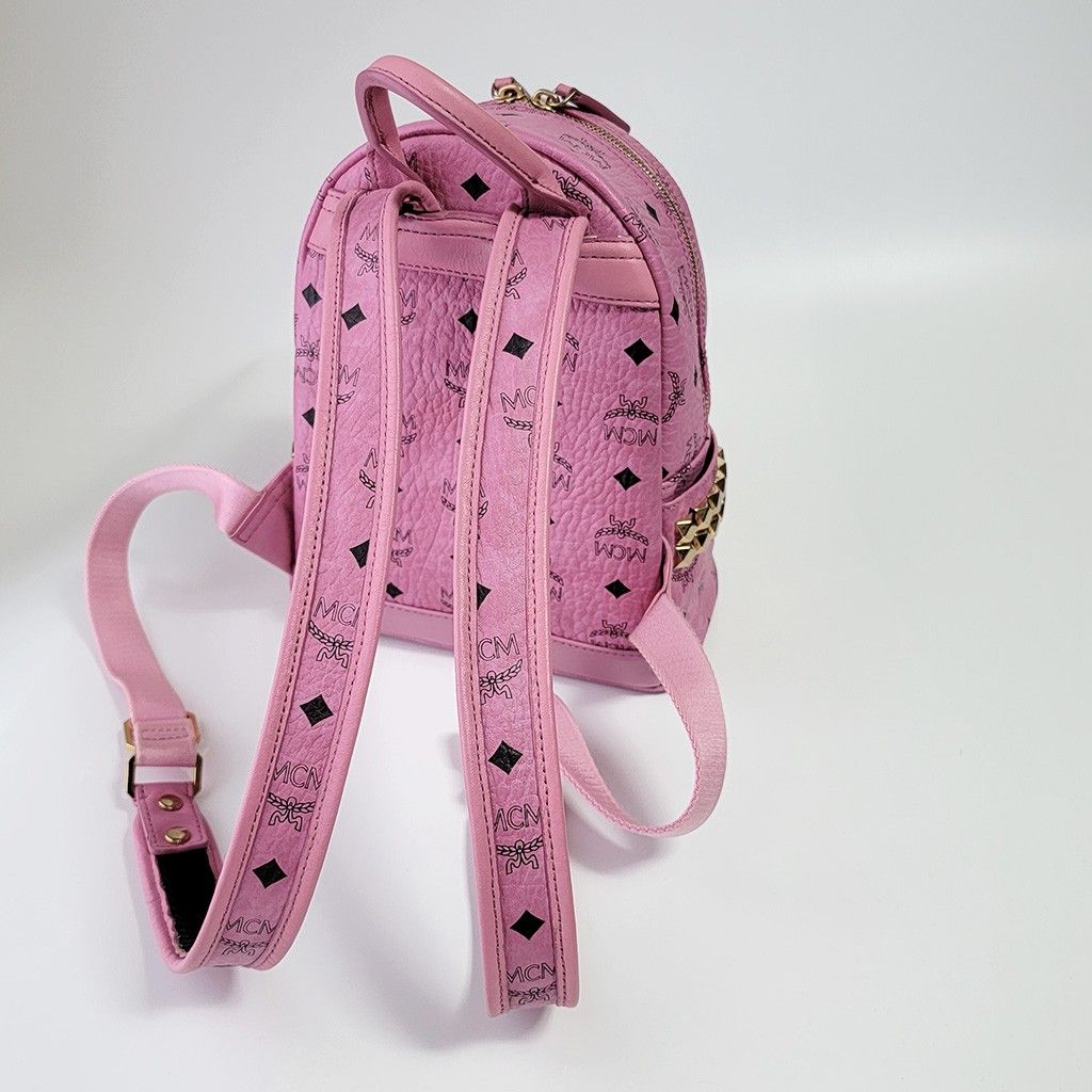 MCM エムシーエム ヴィセトス柄 バックパック リュック サイドスタッズ