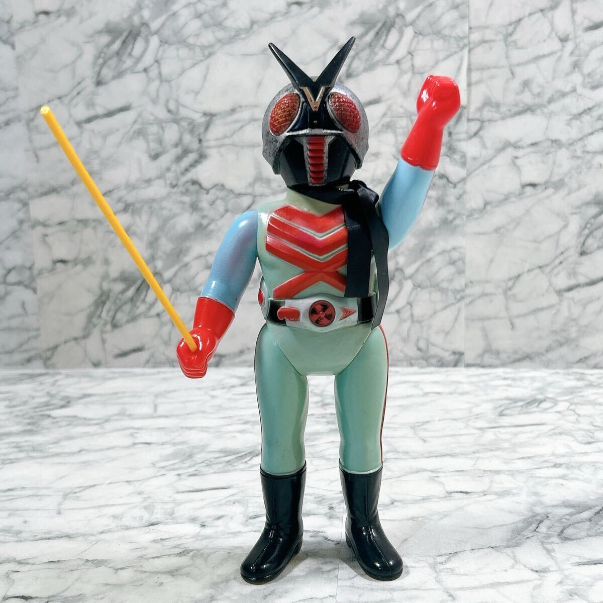 希少 仮面ライダーX 当時物 ソフビ スタンダードサイズ 旧バンダイ