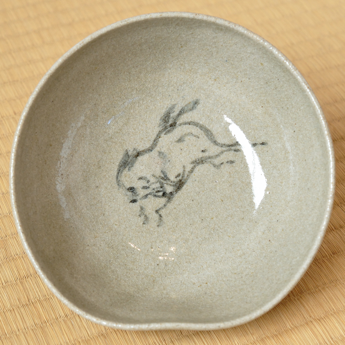 十二代 田代清治右衛門 相馬駒焼 平茶碗 田代法橋 （ 相馬焼 馬絵
