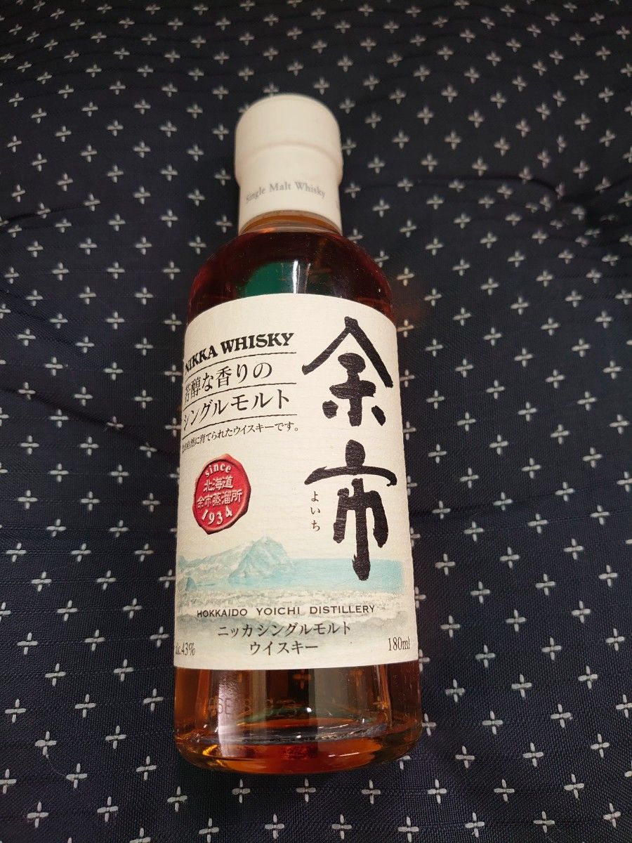 ミニボトル 容量180ml 終売品 旧ラベルニッカ 余市 シングルモルト