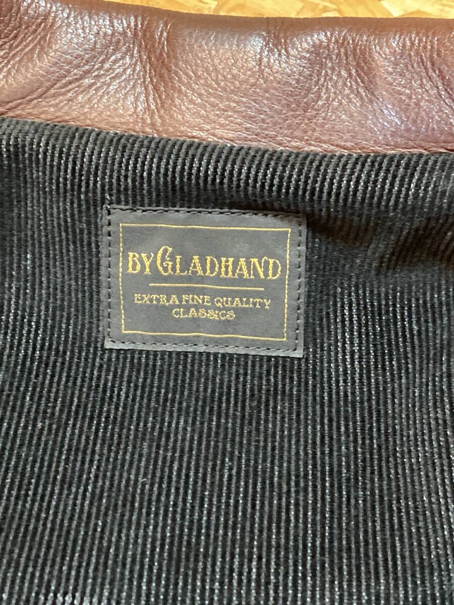 BY GLAD HAND グラッドハンド】15AW BYGH-15-AW-04 牛革 レザー カー