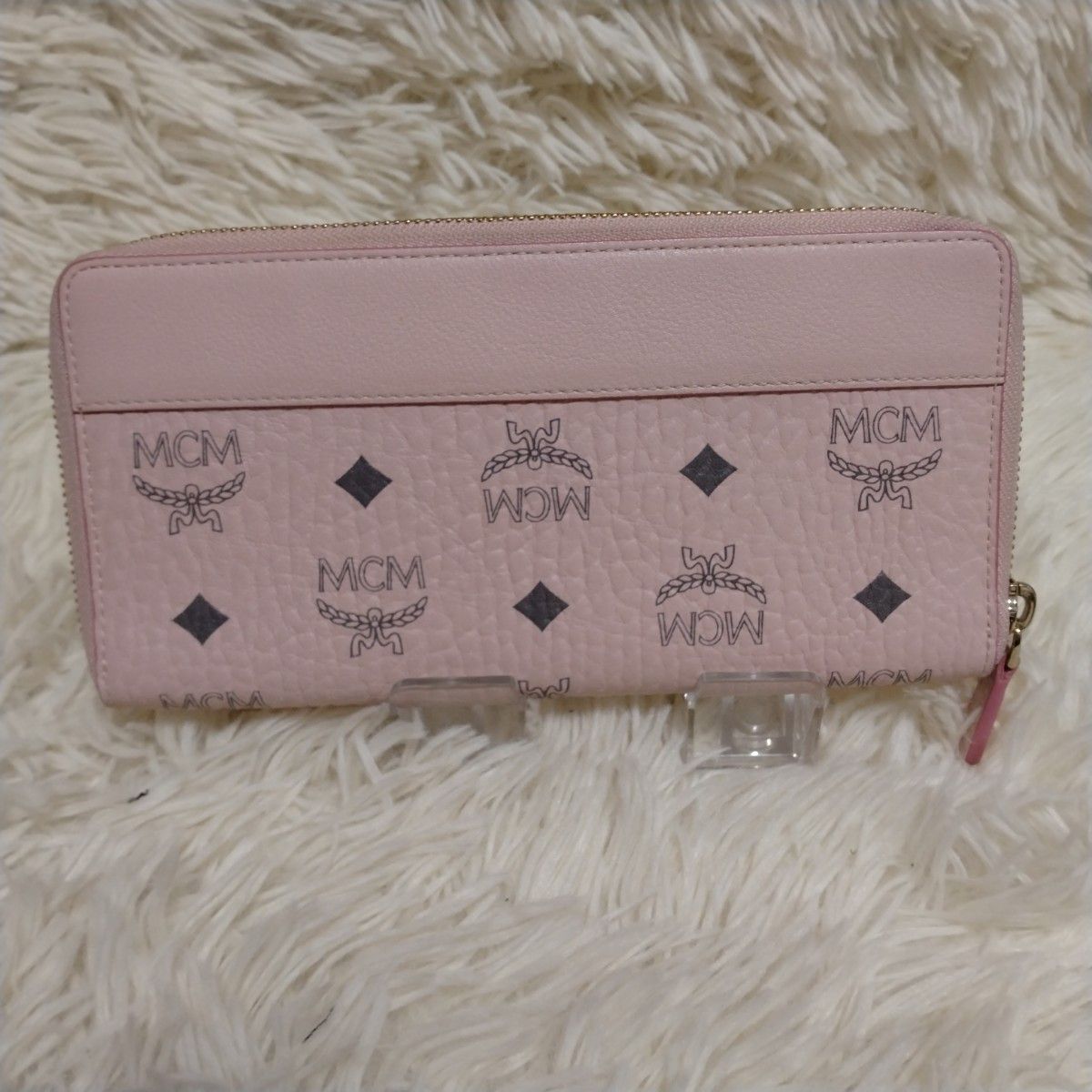 美品 MCM 日本未入荷 レザー 長財布 札入れ ピンク｜Yahoo!フリマ（旧