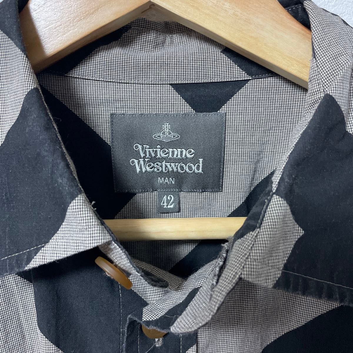 Vivienne Westwood MAN ポケットシャツ 長袖 シャツ 柄シャツ