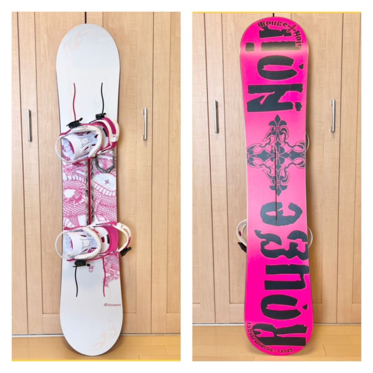 GACKT× kissmark RougeetNoir スノボー 139㎝ 板 スノーボード ボード