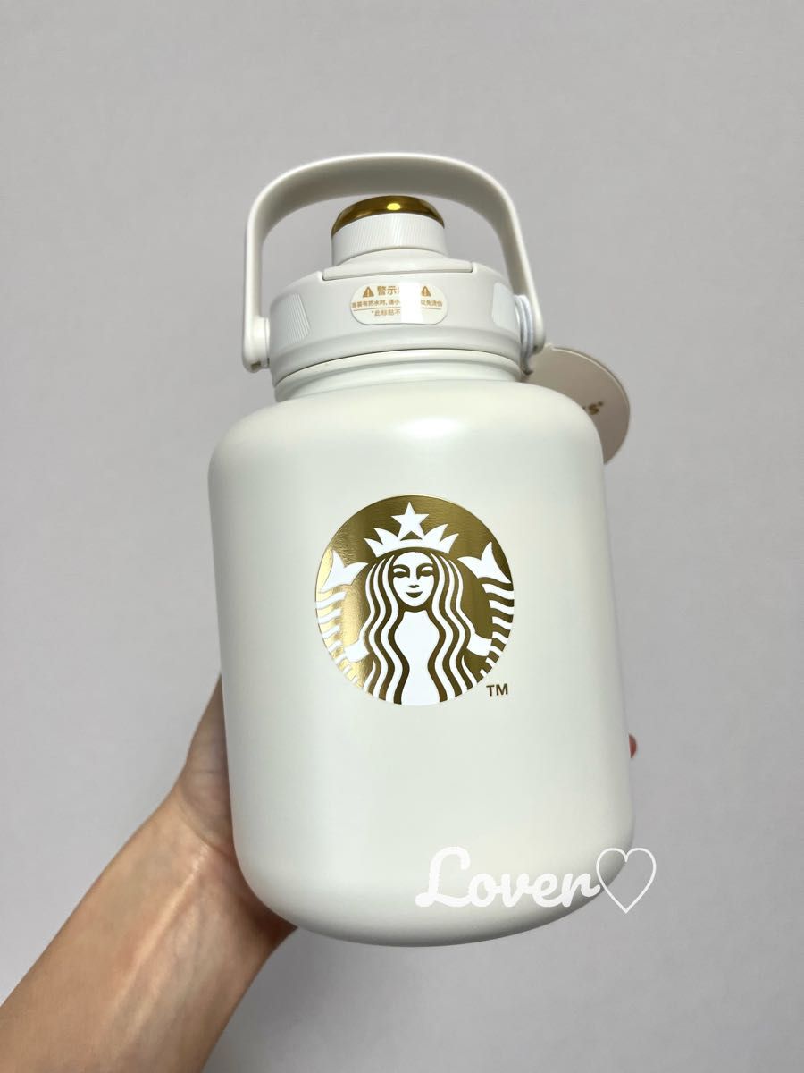 大人気 海外 スターバックス ステンレス タンブラー ホワイト 大容量