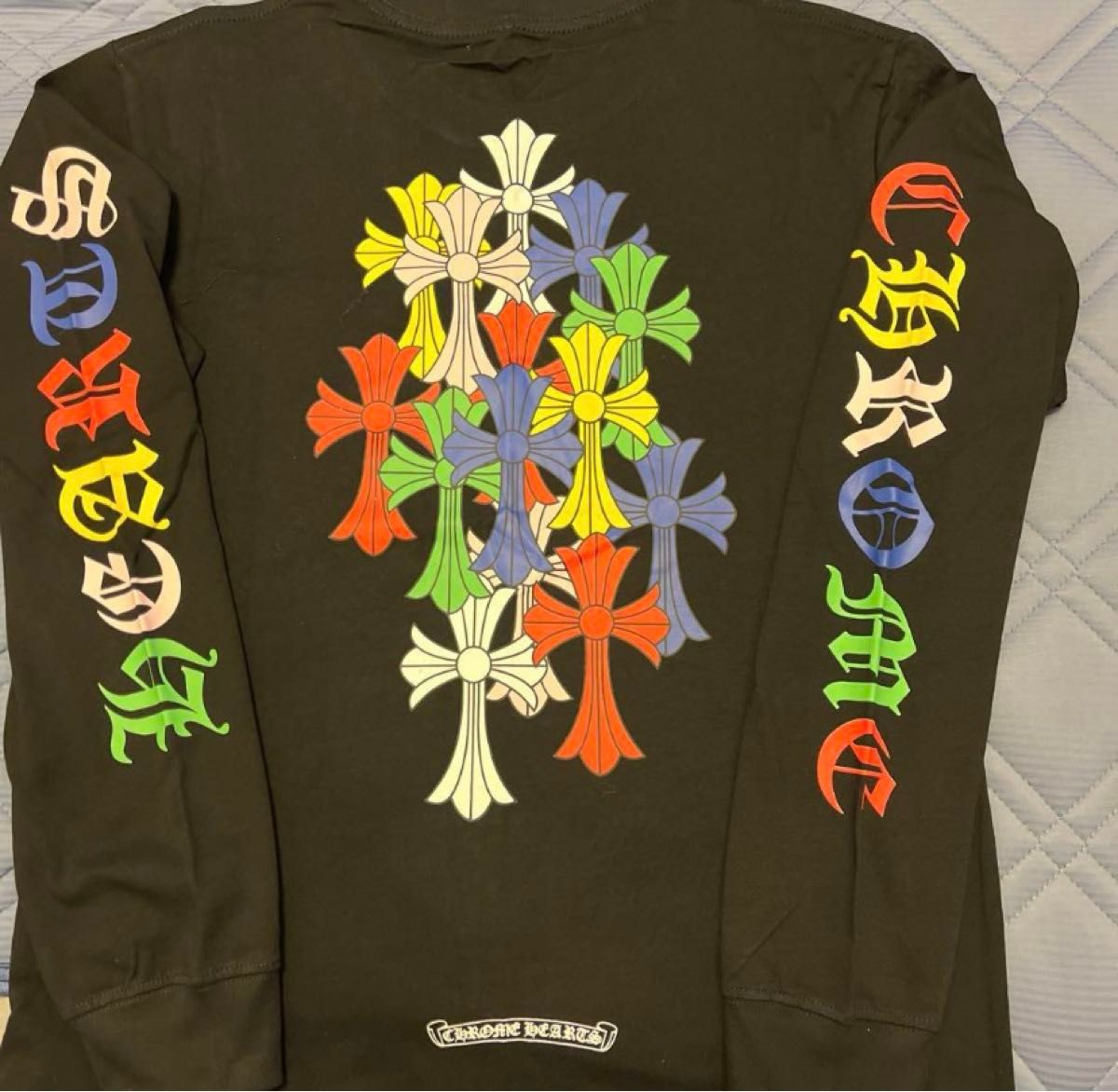 CHROME HEARTS クロムハーツ ロンTシャツ CHロゴ クロスマルチカラー