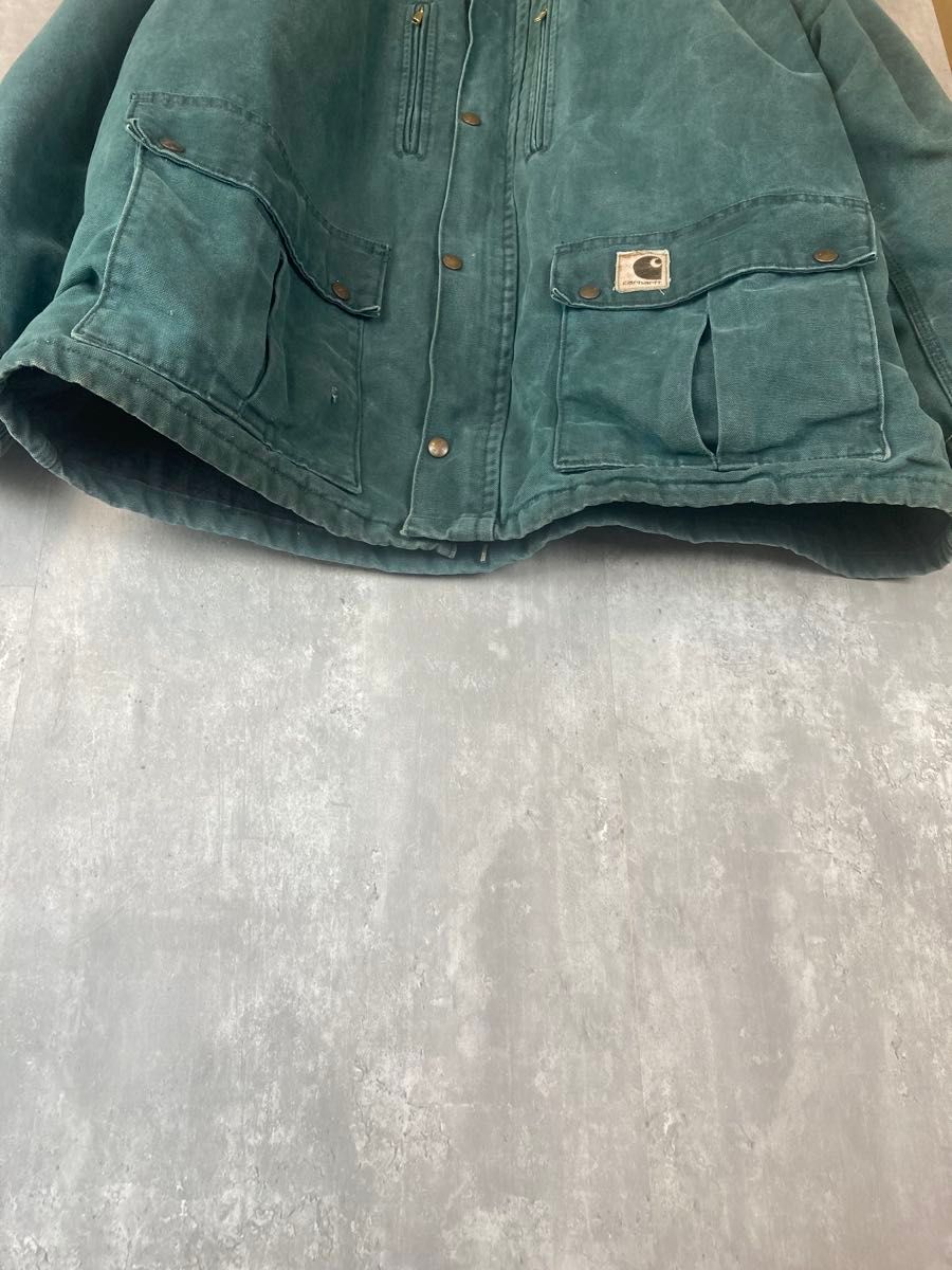 CARHARTT】カーハート 星タグ ダックコート USA製 希少グリーン