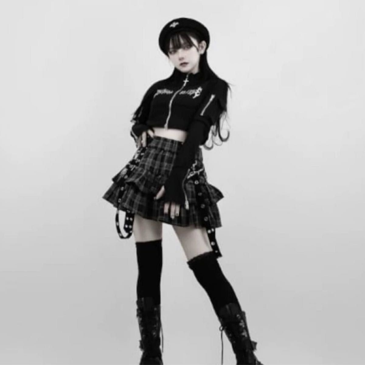 dimmoire ディムモアール PUNKフリルミニスカート チェック｜Yahoo