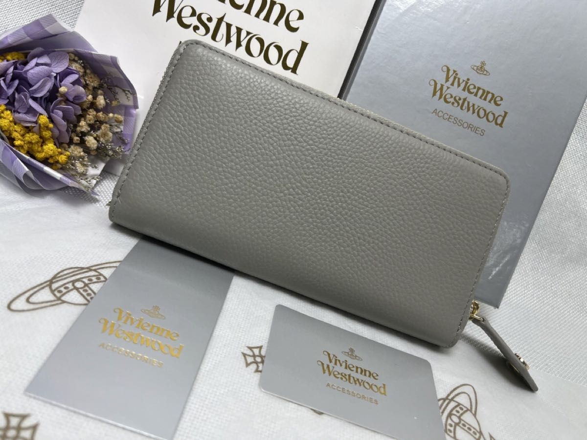 Vivienne Westwood 財布 ヴィヴィアンウエストウッド 長財布 型押し