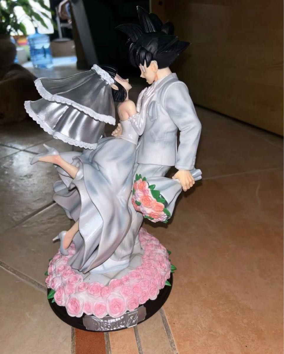 即日発送可】ドラゴンボール 孫悟空 チチ 婚約ウェディング フィギュア