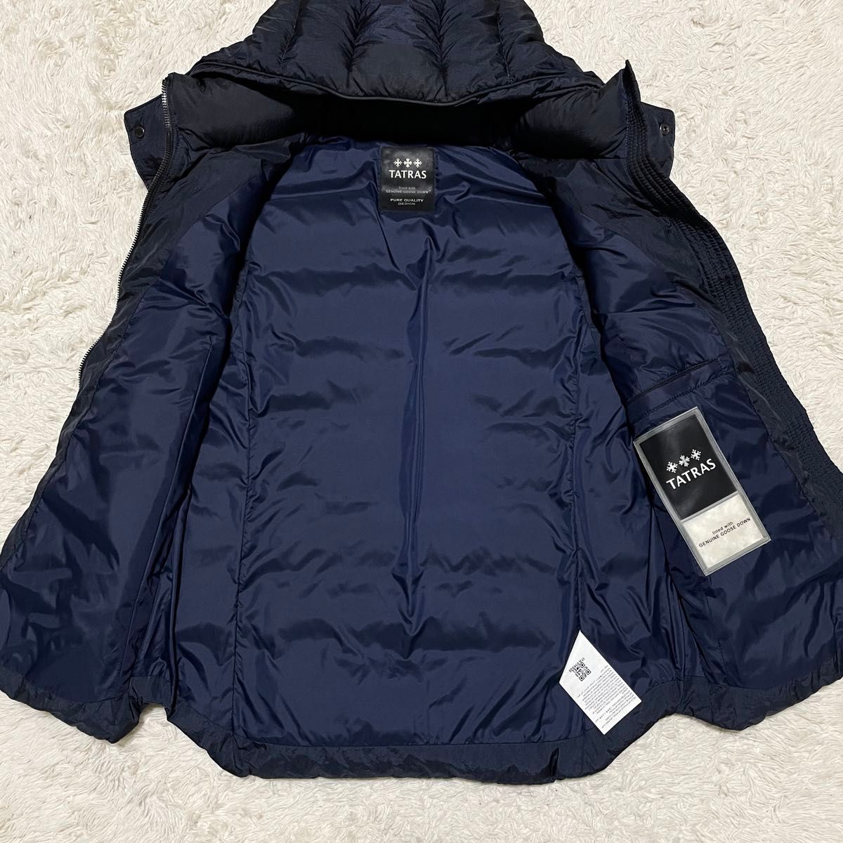 美品】TATRAS タトラス CURONE クローネ ダウンベスト フード付き 2way