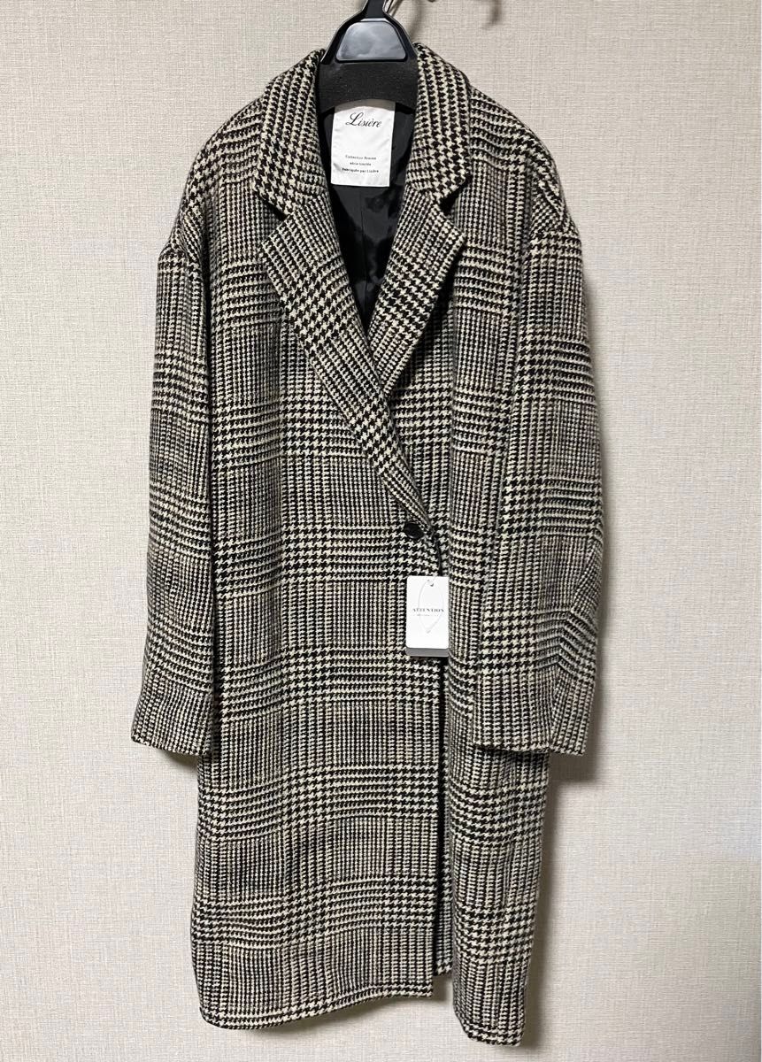 新品 LISIERE CHECK W COAT L'Appartement アパルトモン コート｜Yahoo