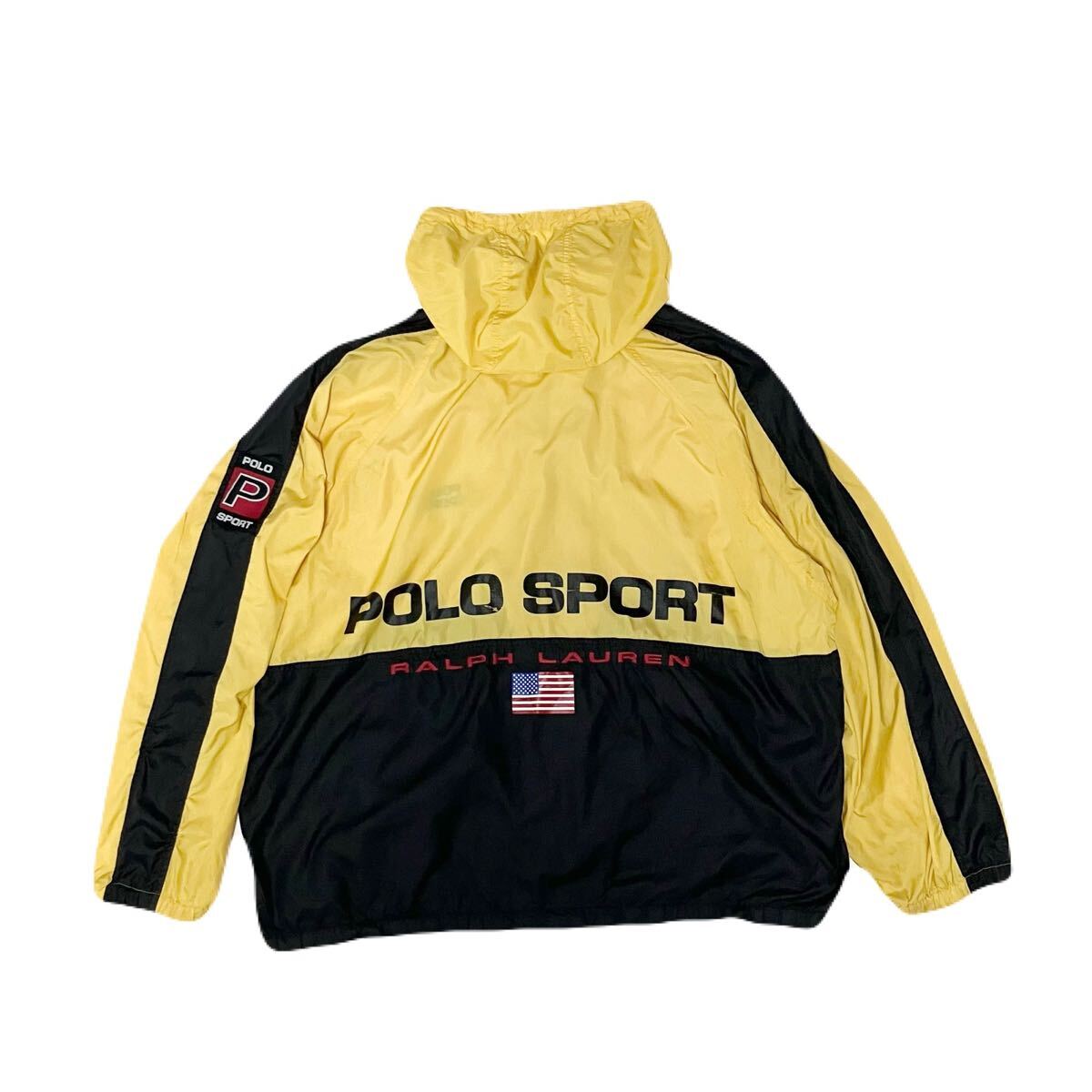 XL POLO ポロスポーツ 90s ナイロン ジャケット ウインドブレーカー
