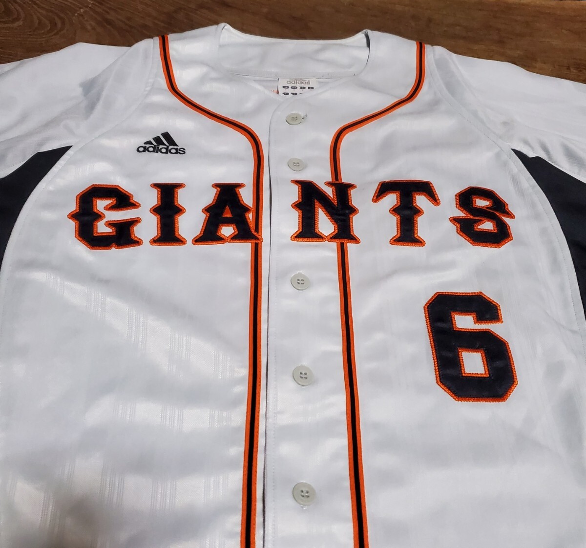 送料無料 2009年 日本一 読売ジャイアンツ #6 坂本勇人 adidas