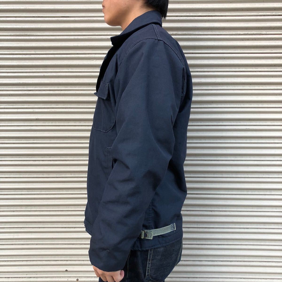 90s 米軍実物 U S NAVY A-2 アラミド デッキジャケット Cold weather