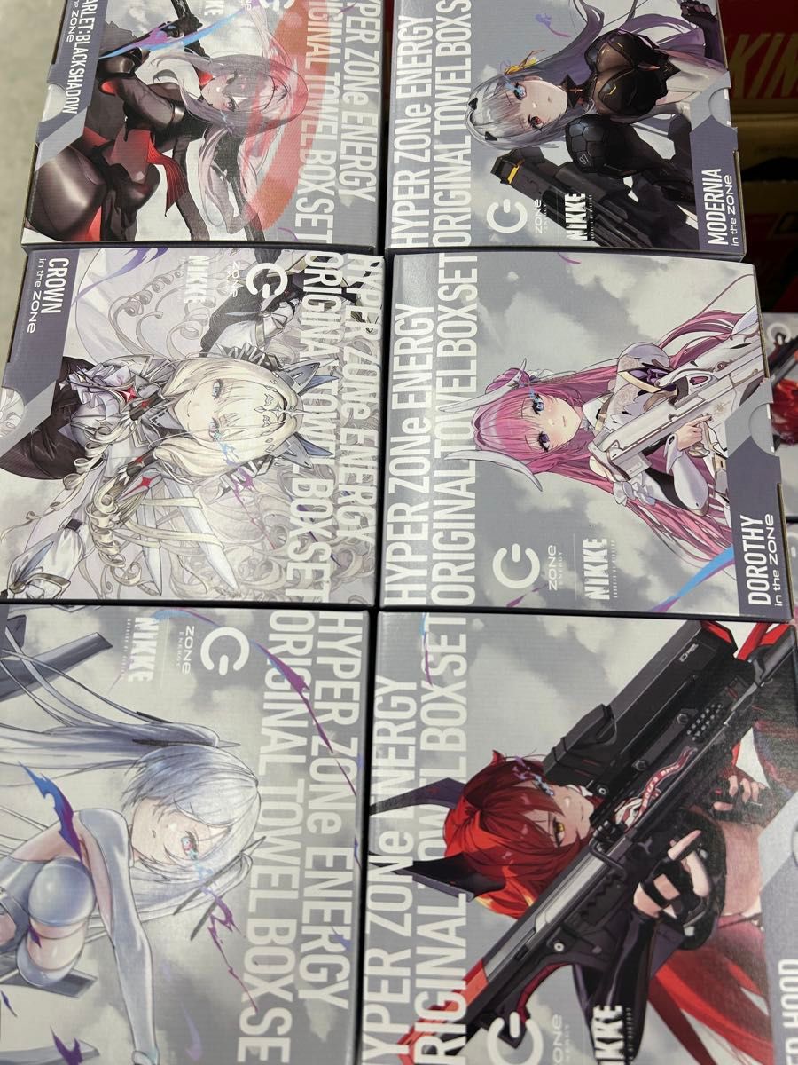 勝利の女神NiKKE ZONE タオル＆外箱コンプリート ポスター入り｜Yahoo