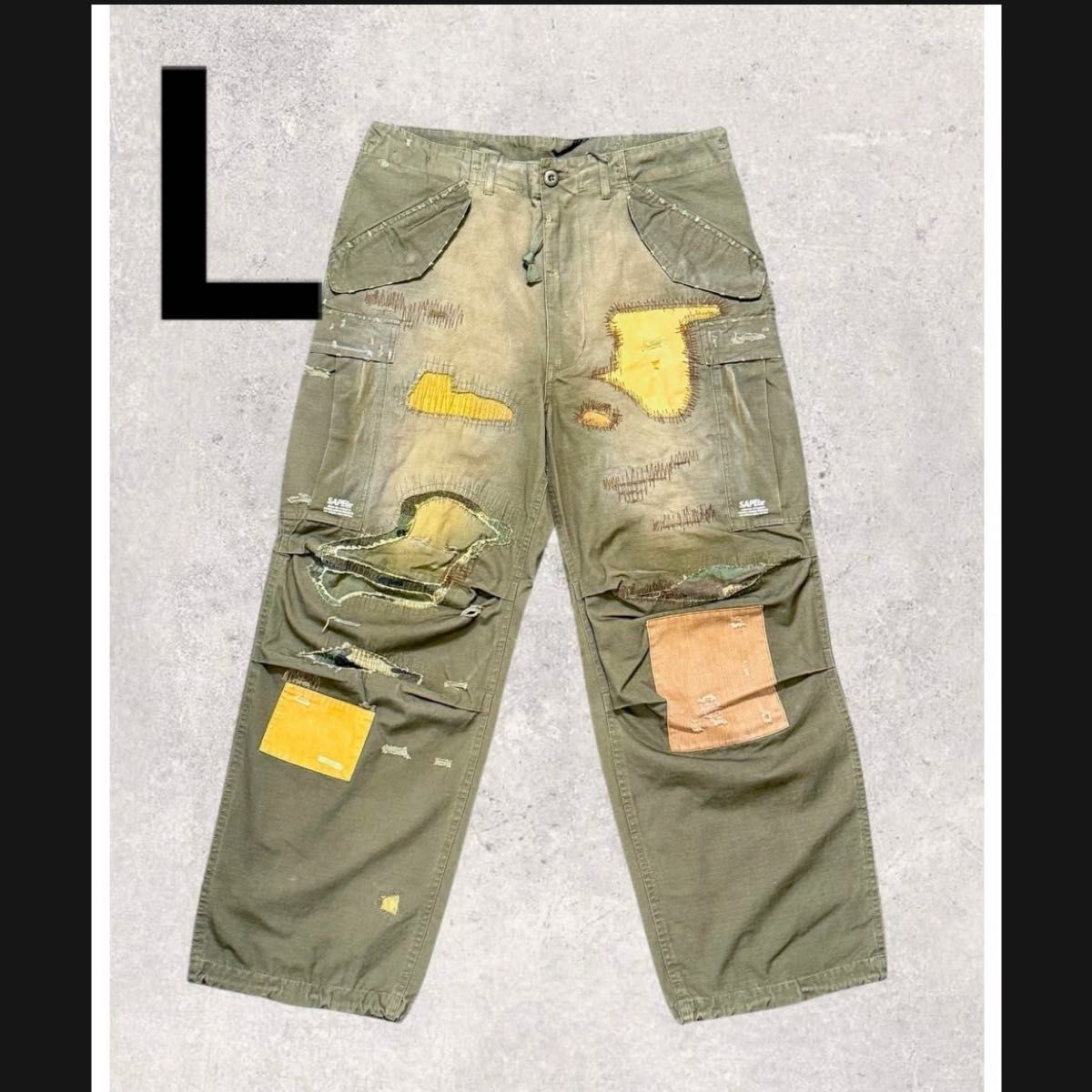 サプールsapeur M-65 REMAKE CARGO PANTS オリーブ｜Yahoo!フリマ（旧