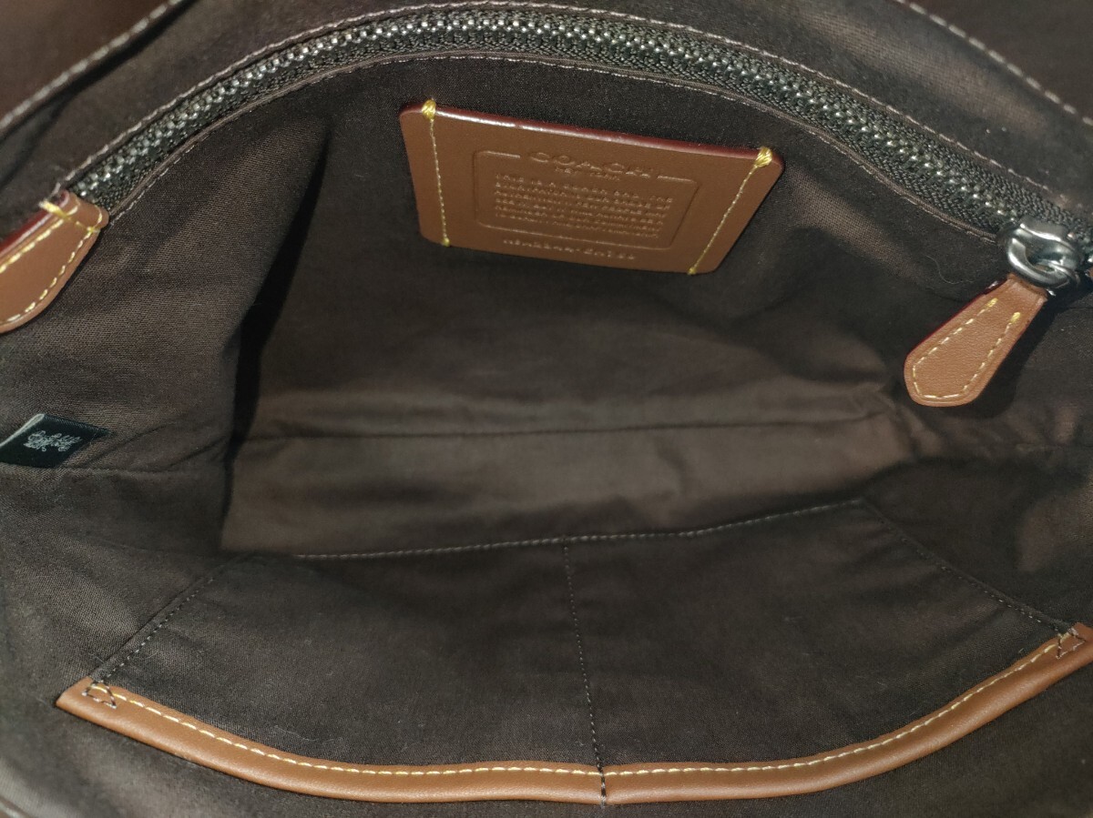 送料無料 新品未使用 COACH コーチ メンズ ボディバッグ ベック レザー
