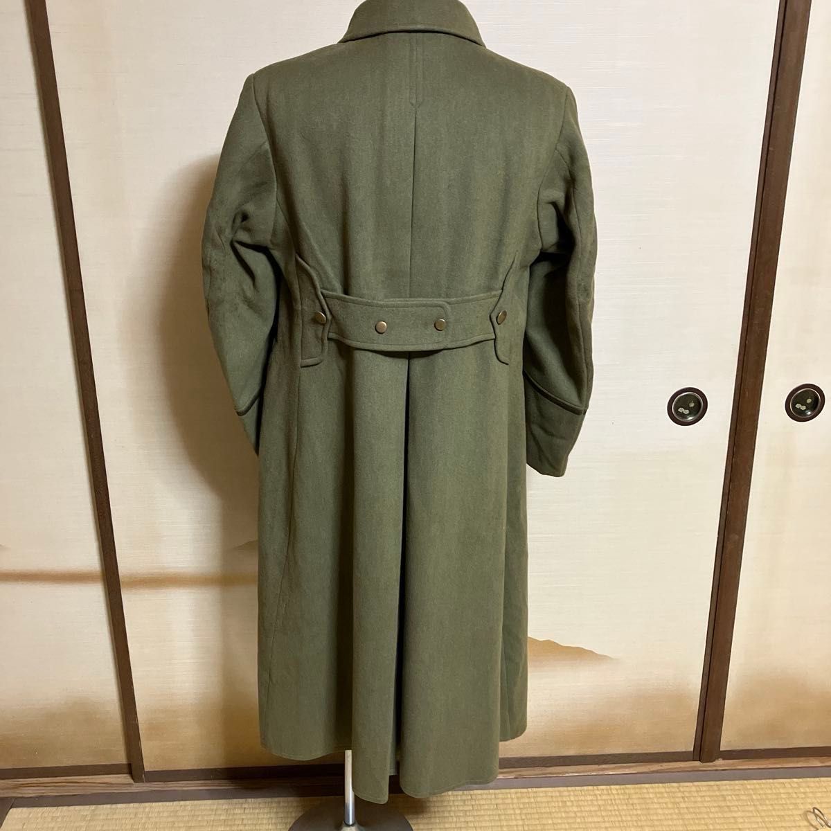 旧日本陸軍九八式(昭和十三年制)将校尉官用外套フードの付かない型実物