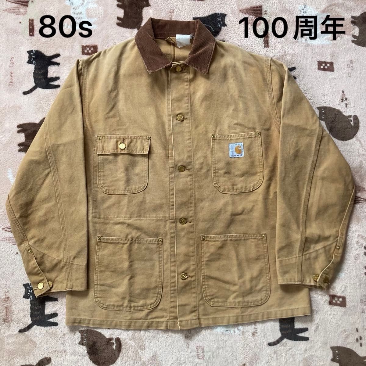80s カーハート チョアコート カバーオール 100th 100周年 Carhartt