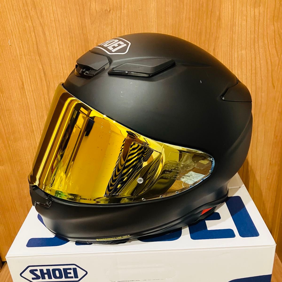 SHOEI Z-8 純正ファイヤーオレンジ＋純正ピンロックシート ミラー