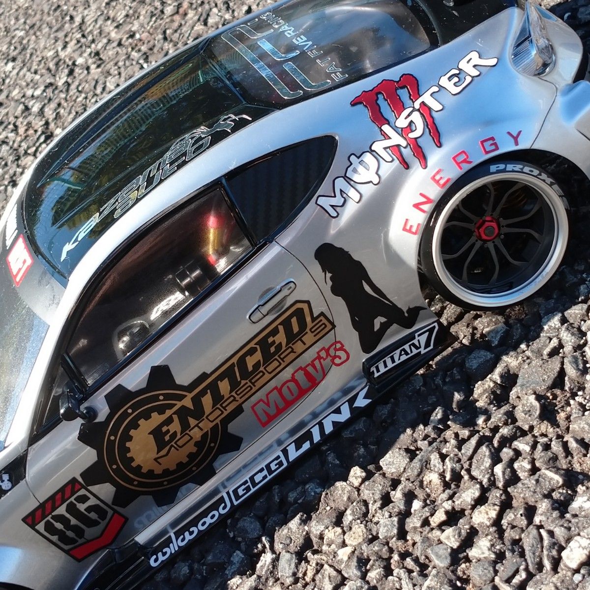 GR86 ORIDO ENTICED KAZAMA AUTO ラジドリ ラジコンボディ
