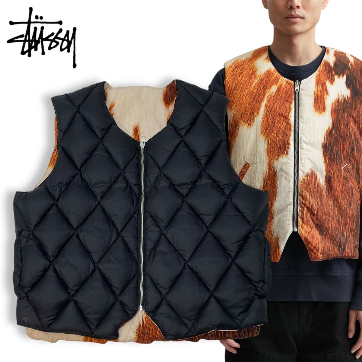 Yahoo!オークション - 2 国内正規品 STUSSY ステューシー REVERSIBLE Q