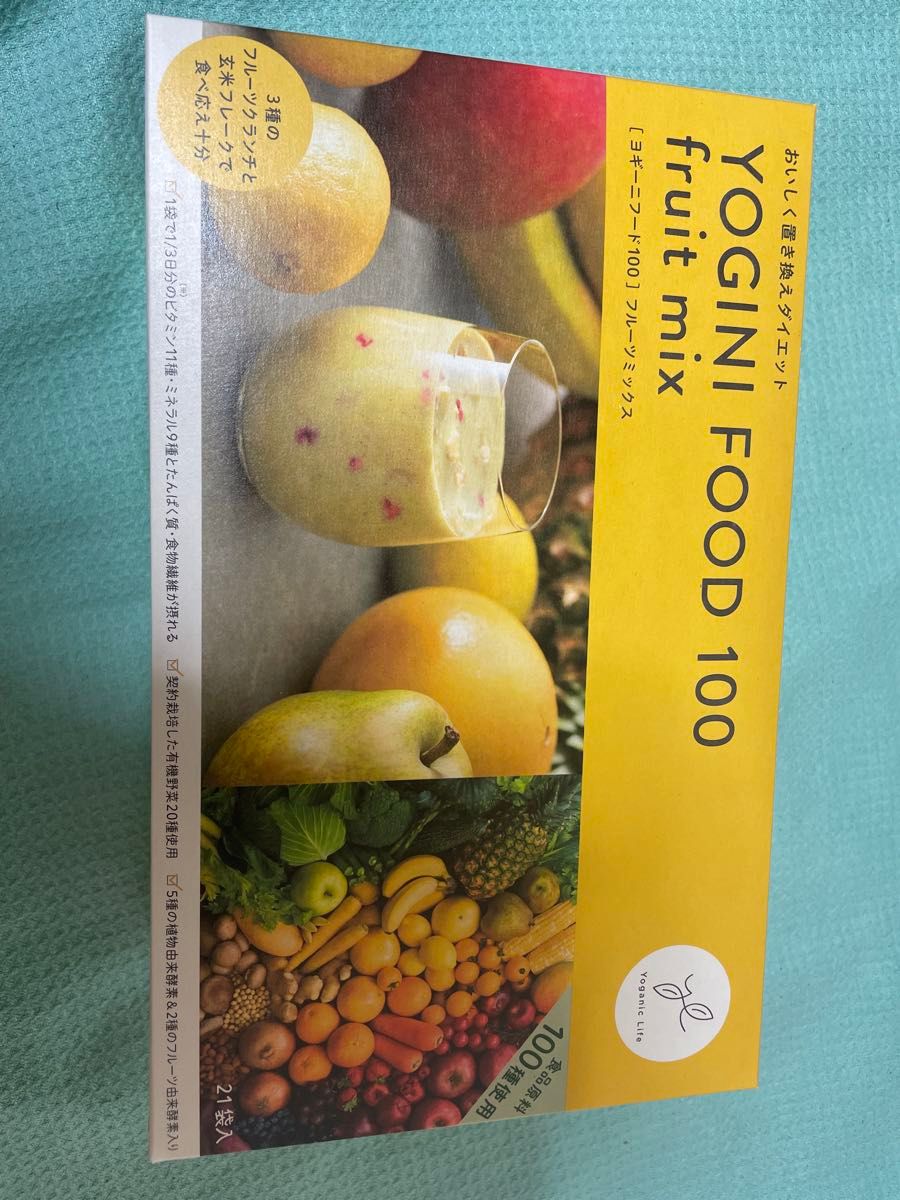 ☆箱未開封 YOGINI FOOD 100 fruit mix 21袋入り 公式通販