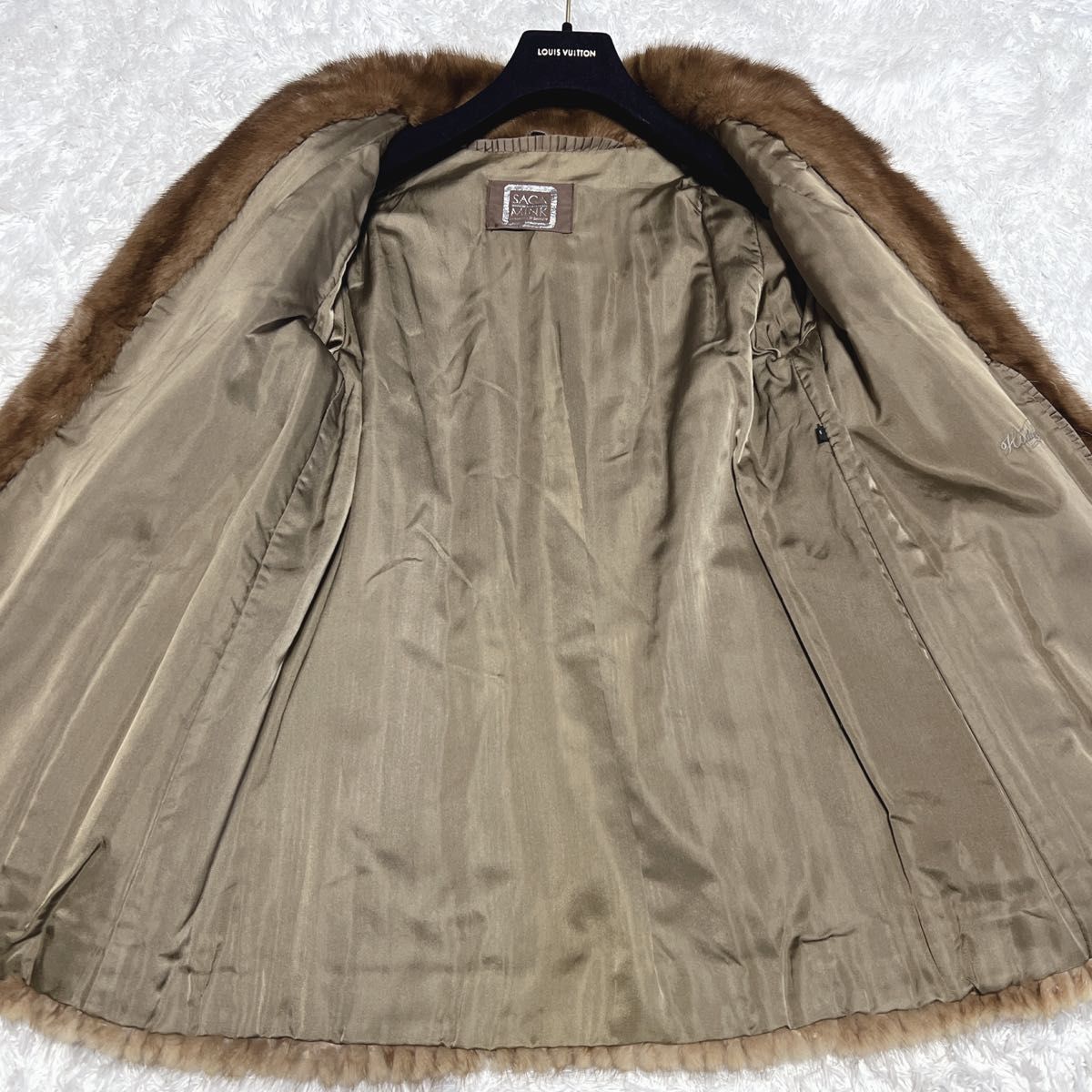 SAGA MINK サガミンク シルバータグ 銀タグ 毛皮 リアルファー コート