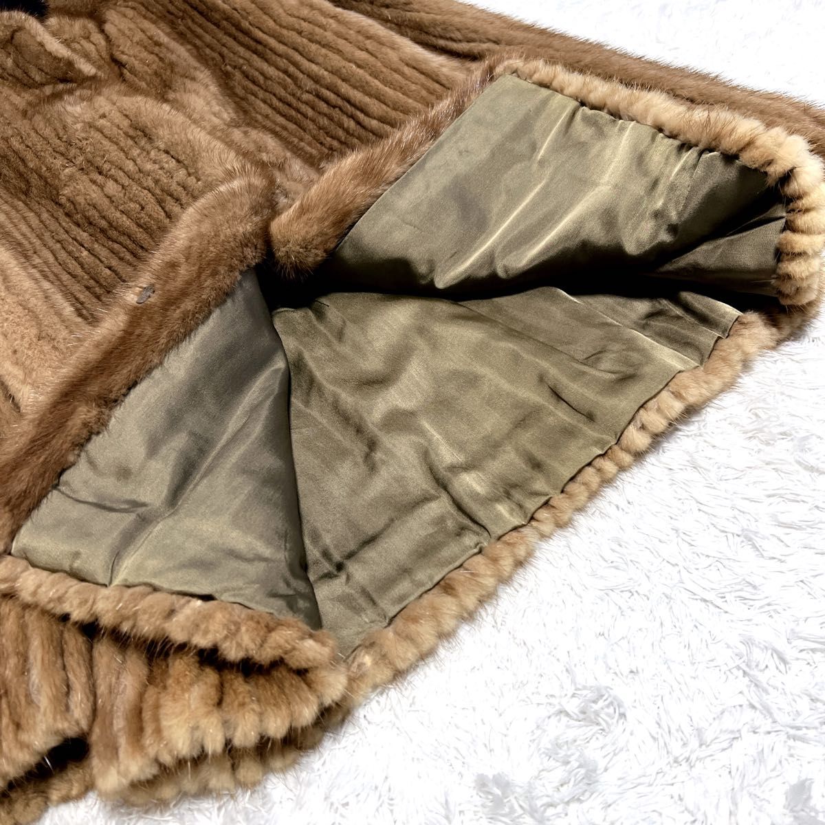 SAGA MINK サガミンク シルバータグ 銀タグ 毛皮 リアルファー コート